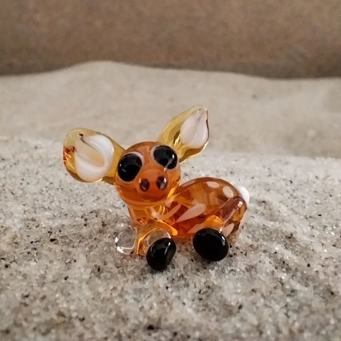 Skleněná figurka kolouška