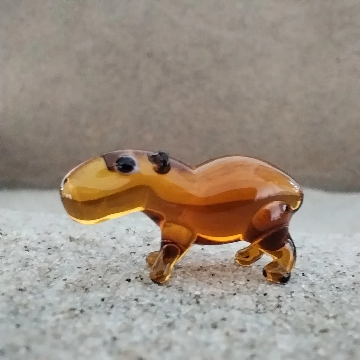 Skleněná figurka kapybary