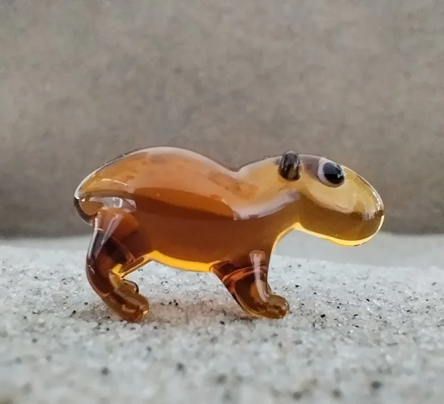 Skleněná figurka kapybary