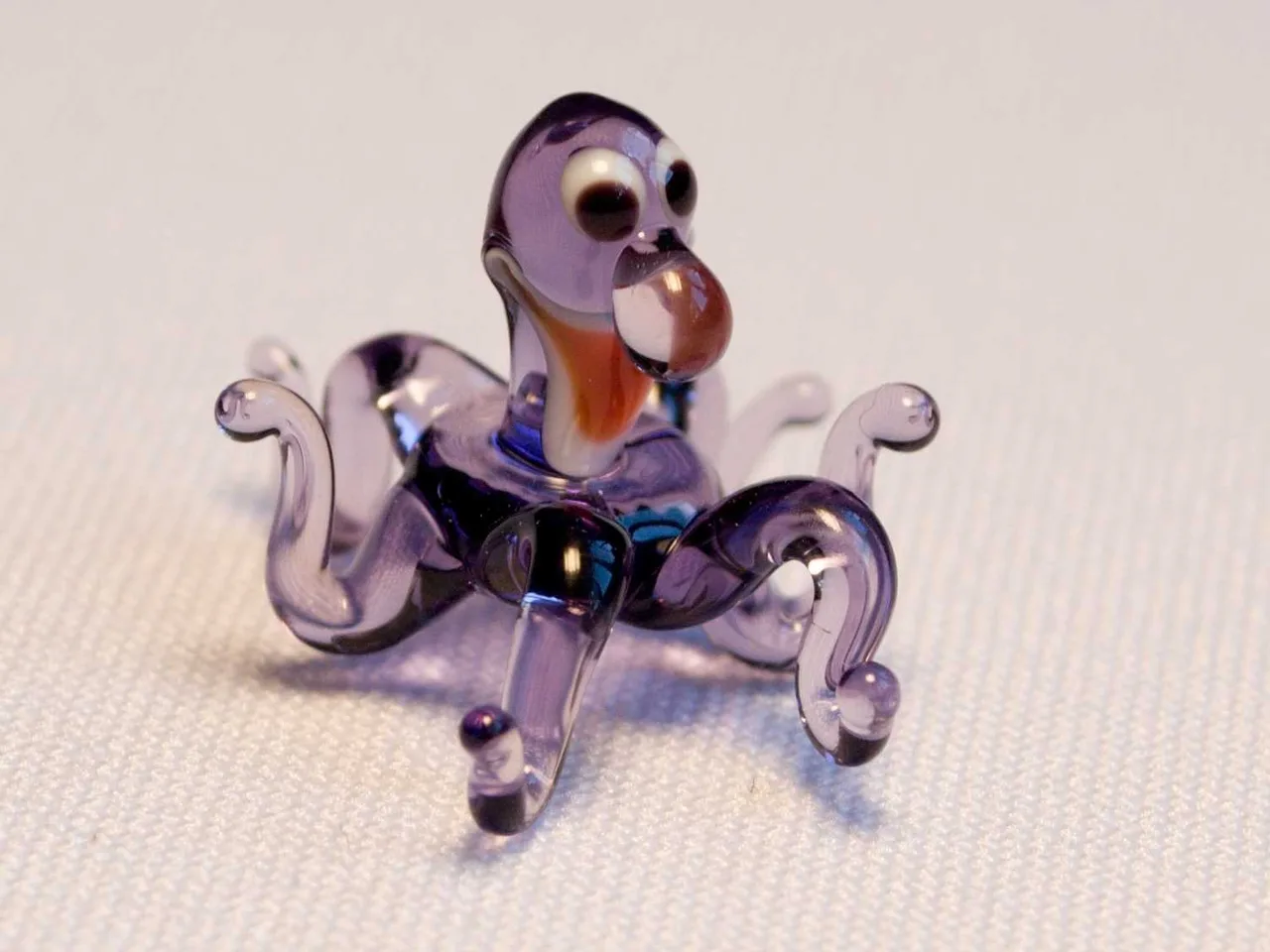 Skleněná figurka chobotnice