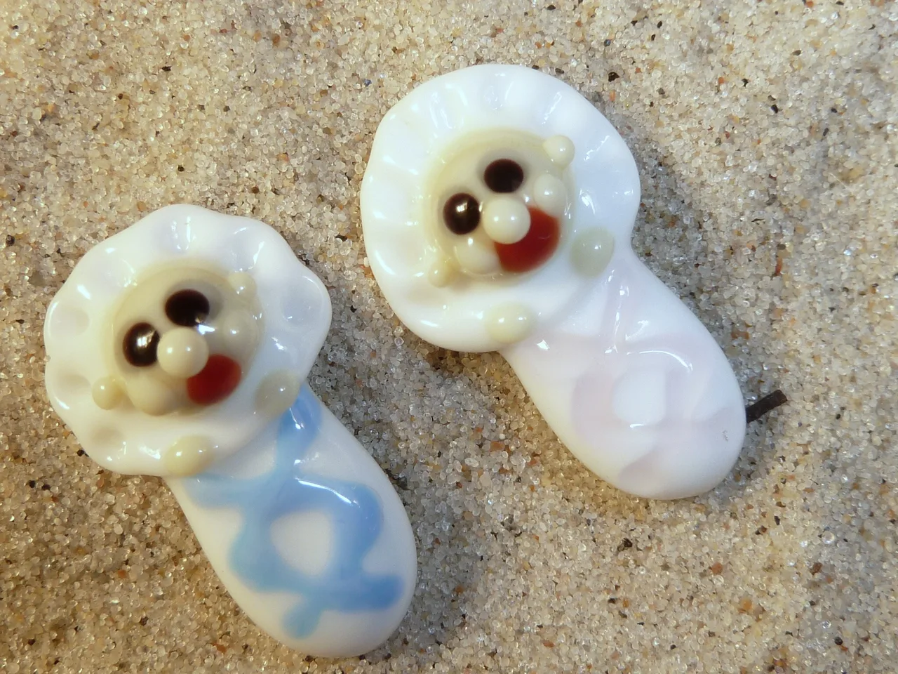 Skleněná figurka miminka – holčičky