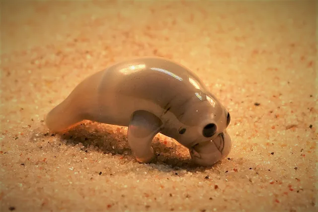 Skleněná figurka kapustňáka