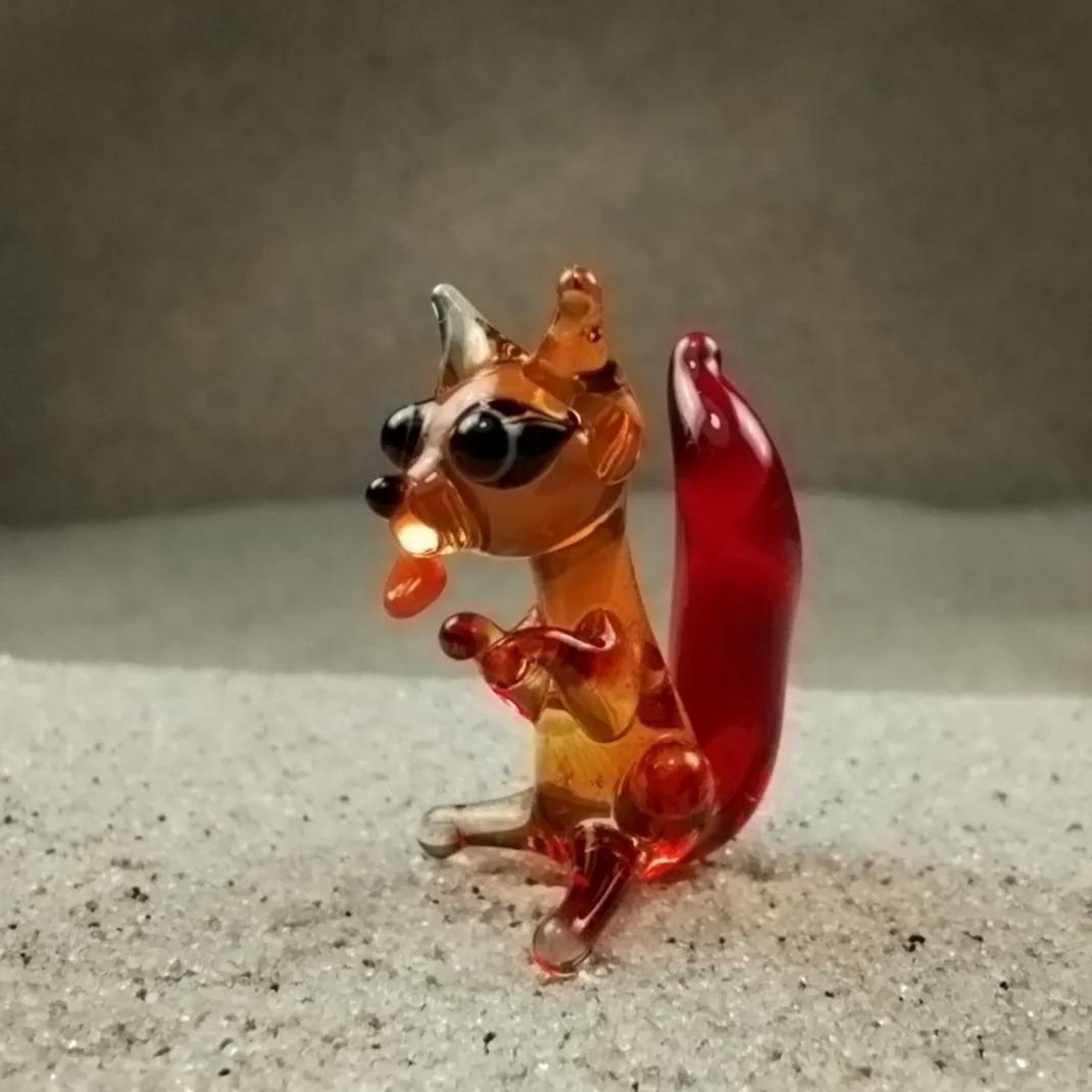 Skleněná figurka lišky