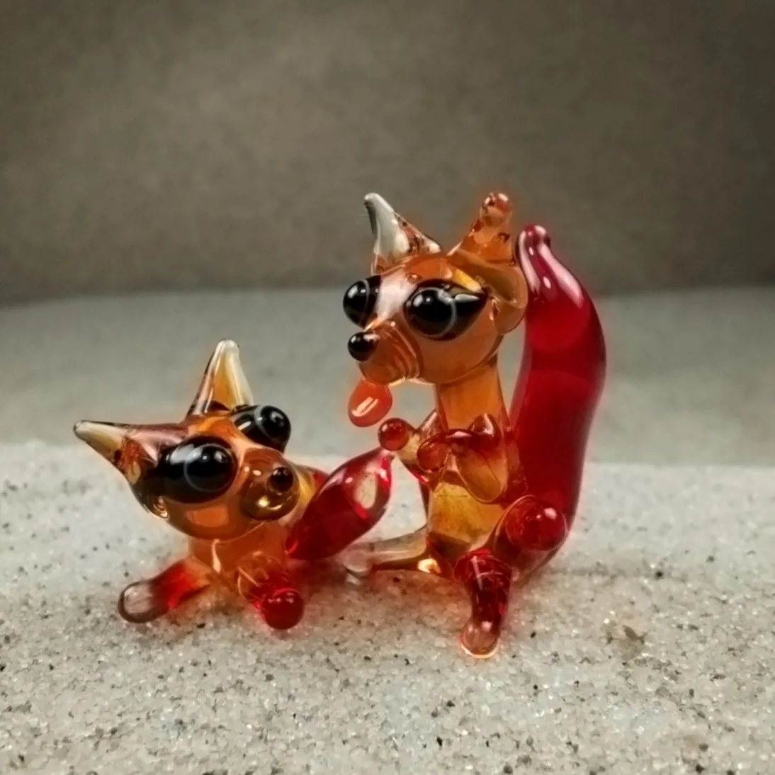 Skleněná figurka lišky