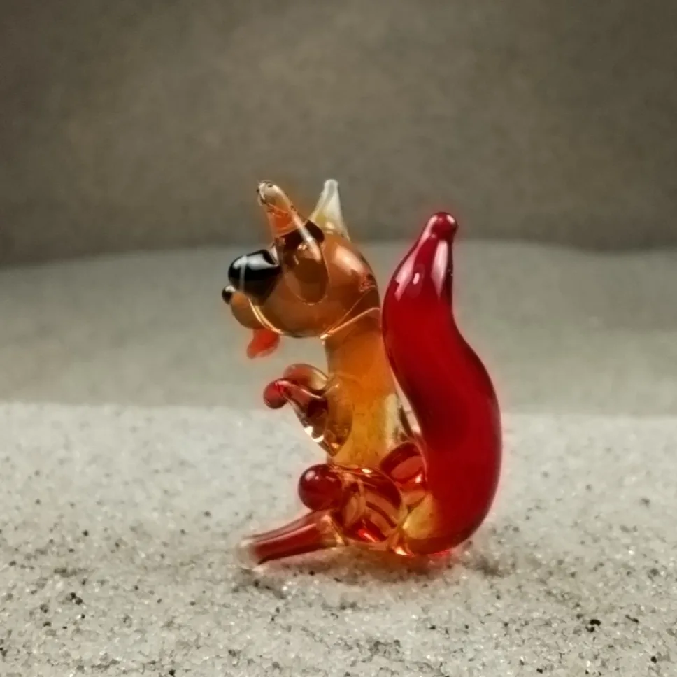 Skleněná figurka lišky