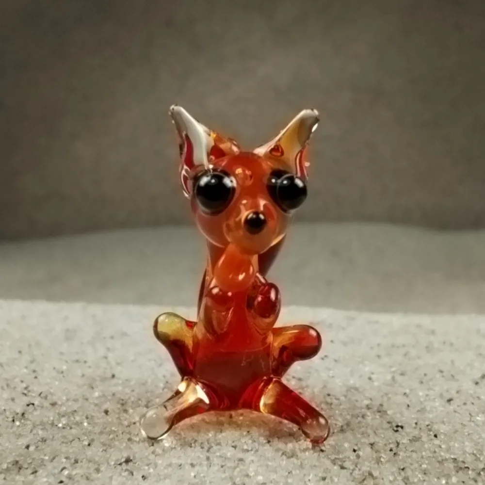 Skleněná figurka lišky