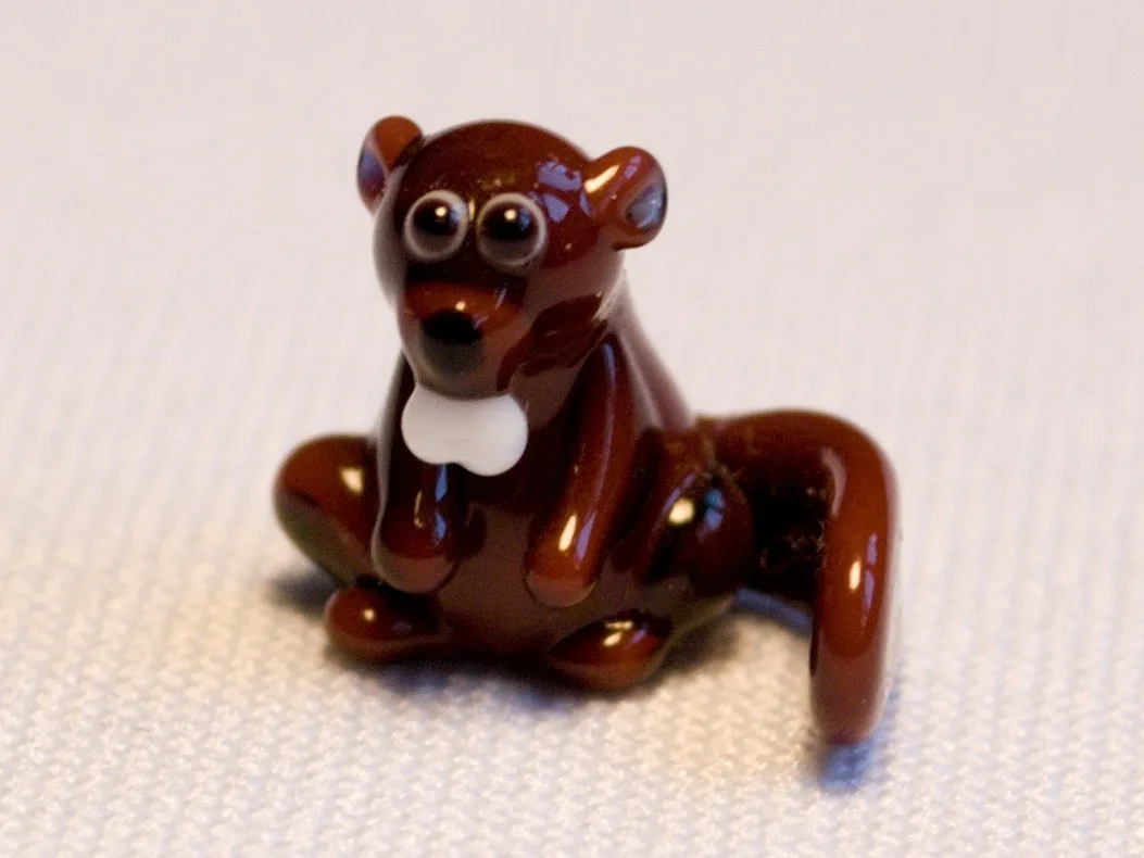 Skleněná figurka bobra